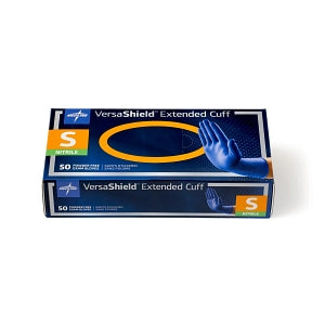 Medline VersaShield Extended Cuff Powder-Free Nitrile Exam Gloves - VersaShield Extended Cuff Powder-Free Nitrile Exam Gloves, Size S - VS711S