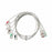 Vyaire Medical Multilink Replacement Leadwire Sets - Multilink ECG Leadwire Set, Snap, Mixed, Grabber, AHA, 5-Lead - 412681-005