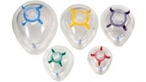 Vyaire Anesthesia Face Masks - Anesthesia Face Mask, Rigid Dome, Tail Valve, Child / Size 4 - 5241