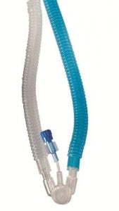 Vyaire Adult 2-Limb Corrugated Circuits - Breathing Circuit, Adult, 3 L Breathing Bag, 60" - A4612X2C