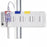 Edwards Lifesciences TruWave Disposable Pressure Transducers - Pressure Monitoring Kit with Single Pressure Transducer - PXMK1849