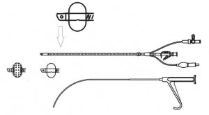 Edwards Lifesciences Retrograde Cardioplegia Catheters - Retrograde Cardioplegia Catheter with Manually Inflating Balloon, Smooth, Wire-Reinforced Silicone, Conventional Retraction Technology, 14 Fr, with Preshaped Stylet and Handle - RC014MIBB