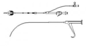 Edwards Lifesciences Retrograde Cardioplegia Catheters - Retrograde Cardioplegia Catheter with Self-Inflating Balloon, Textured, Conventional Retraction Technology, Preshaped Stylet and Handle, 14 Fr, 18 mm - RC014T