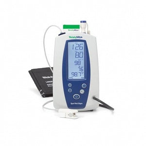 Welch Allyn Vital Signs Device Configurations - Spot Vital Signs Device Monitor with Noninvasive Blood Pressure, Pulse Rate, MAP, Lithium Ion (#105631) Battery, IEC Plug Type-B, 120 V, 60 Hz AC - 4200B-E1