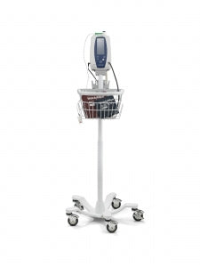 Welch-Allyn Spot Vital LXI Device / Accessories - Mobile Stand with Basket for Spot Vital Signs LXI Device - 470060D