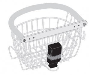 Welch-Allyn Spot Vital Signs LXi BP Device and Accessories - Universal Wall Mount Bracket with Basket - 4701-62