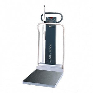 Welch Allyn 5702 Mobile Bariatric Stand-On Scale - Mobile Bariatric Stand-On Scale, Standard Weight (lb./kg), Data Port, Battery Power - 5702-XX-X