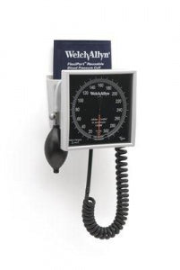 Welch Allyn Tycos 767 Series Mobile Aneroid with Cuff - 767 Mobile Aneroid Reusable Sphygmomanometer with 5-Leg Mobile Stand, 4' Coiled Tube, 2-Tube Cuff, Premium Inflation Bulb and Valve, Size: 11 Adult - 7670-03CB