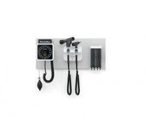 Welch Allyn GS 777 Wall Transformer Sets - Green Series 777 Wall Diagnostic System with KleenSpec Disposable Specula Dispenser and Aneroid Sphygmomanometer - 77910