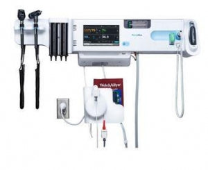 Welch Allyn Connex Integrated Vital Signs Wall Systems and Accessories - Connex Blood Pressure Integrated Wall System with Masimo SpO2, SureTemp Plus Thermometer, Coaxial Ophthalmoscope - 84MTVXC-B