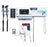 Welch-Allyn Wireless Connex Wall System - Connex Wireless Integrated Wall System with BP Cuff, Masimo SpO2, SureTemp Plus and Braun ThermoScan PRO 6000 Thermometry, MacroView Otoscope and Coaxial Ophthalmoscope - 85MTVEC-B