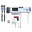 Welch-Allyn Wireless Connex Wall System - Connex Wireless Integrated Wall System with BP Cuff, Masimo SpO2, Braun ThermoScan PRO 6000 Thermometry, MacroView Otoscope and Coaxial Ophthalmoscope - 85MXVEC-B