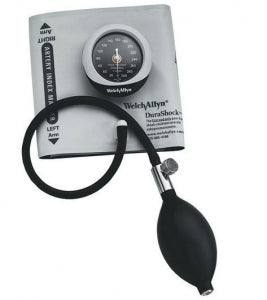 Welch Allyn Silver Series DS45 Integrated Aneroids & Accessories - Handheld Aneroid, Adult, 2 Piece - DS45-11CB