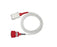 Masimo Corp LNCS Red Patient Cables - LNCS Patient Cable, 10', Replacement, Masimo, for VMS 6000 - RED LNC-10