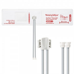 Welch Allyn Soft BP Cuffs 2-tube Locking connector b - Soft Blood Pressure Cuff, Infant, 2-Tube, Marquette Monitor - SOFT-07-2MQ