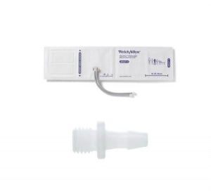 Welch Allyn FlexiPort Soft 1-Tube BP Cuffs with Screw Connector - FlexiPort 1-Tube Soft Disposable Blood Pressure Cuff with Screw Connector, Child - SOFT-09-1SC