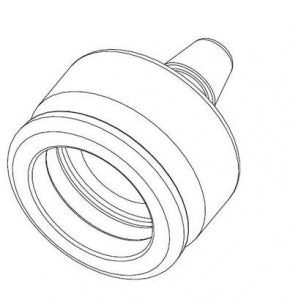 Welch-Allyn Flexiport BP Cuff Calibration Fittings - FlexiPort Blood Pressure Cuff Calibration Fitting - TEST-PORT