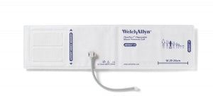 Welch allyn Vinyl Disp BP Cuffs w/1-tube Bayonet-type - FlexiPort Vinyl Disposable 1-Tube Blood Pressure Cuffs, Male Bayonet Connector, Adult - VINYL-11-1HP