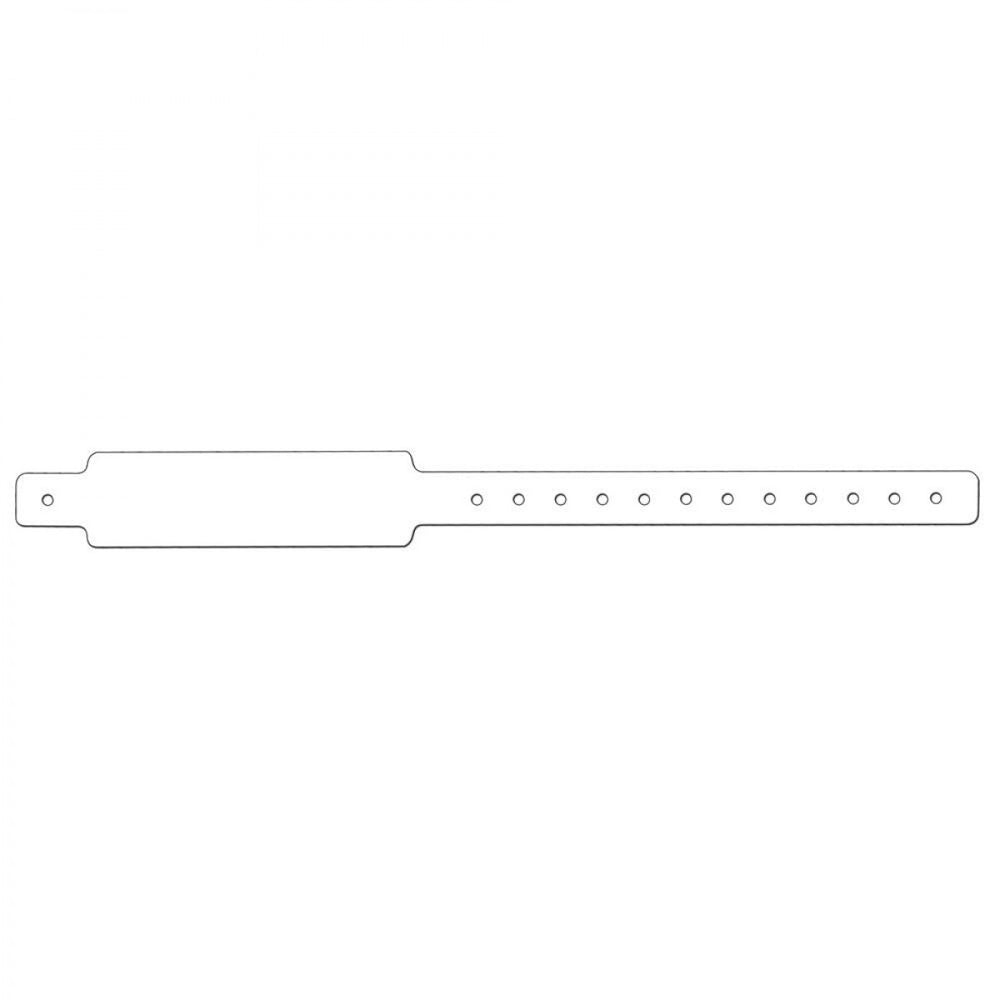 Conf-Id-Ent Adult Direct Thermal Wristband With Snap Closure Available In 3 Core Sizes: 1", 1.5", And 3" 250/Case