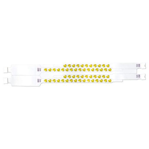 -Father ID Bands by PDC Healthcare Mother-Ba - Wristband Insert Snap Mother, Father, Baby White 4/PK - WBMFBSC4-23