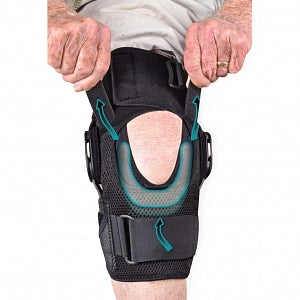 Hely & Weber Global Knee Brace - Hinged Global Knee Brace, Size 3XL - 7640-BLK-XXXL