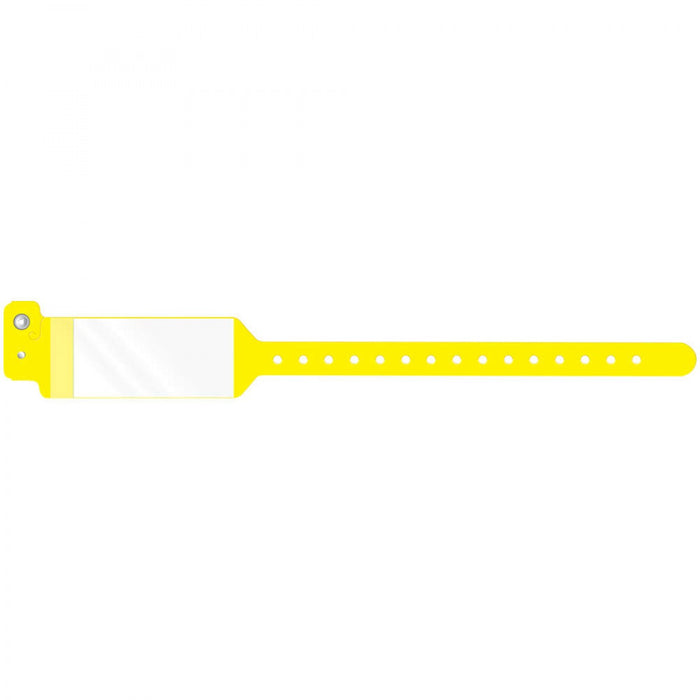 Conf-Id-Ent Shield Wristband Poly 1 1/4" X 10 3/4" Adult/Pediatric Yellow - 500 Per Case