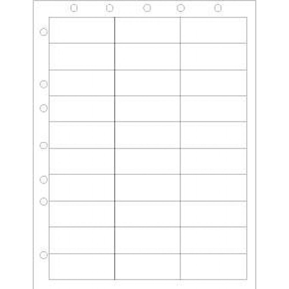 Chart Labels Laser 2 1/2X1 White - 4 Pks Of 250 Per Case