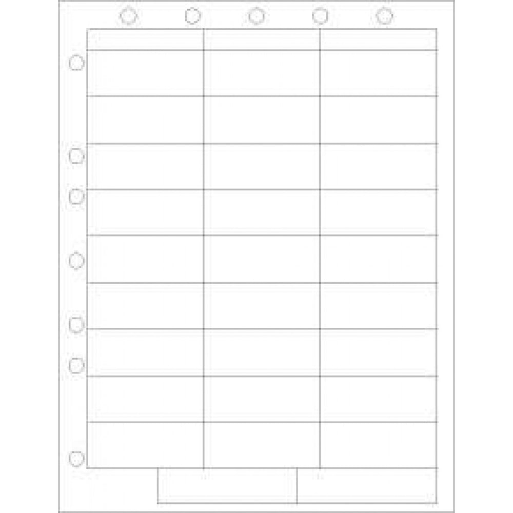 Chart Labels Laser Portrait With Holes, Multiple Size Labels X White - 32 Lbls Per Sheet, 4 Pks Of 250 Sheets Per Case