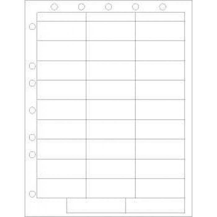 Chart Labels Laser Portrait With Holes, Multiple Size Labels X White - 32 Lbls Per Sheet, 4 Pks Of 250 Sheets Per Case