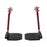 Medline Medline Wheelchair Leg Rests - Red Swing-Away Leg Rest for MDS80822B Transport Chair - WCA806822R