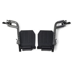 Medline Medline Wheelchair Footrests - Hammertone Swing-Away Footrest for K1, K2 and K3 Basic Wheelchairs - WCA806965HAM