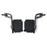 Medline Medline Wheelchair Footrests - Hammertone Swing-Away Footrest for K1, K2 and K3 Basic Wheelchairs - WCA806965HAM