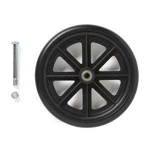 Medline Medline Wheelchair Rear Wheels - 8" Rear Wheel with Bearing and Axle for Transport Chairs - WCA8089452