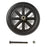 Medline Medline Wheelchair Rear Wheels - 8" Rear Wheel with Bearing and Axle for Transport Chair - WCA808945