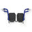 Medline Medline Wheelchair Footrest Assemblies - Blue Steel Swing-Away Footrest Assembly for Medline Wheelchairs - WCA808965BE