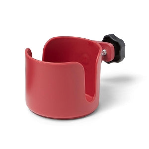 Medline Cup Holder for Wheelchairs - Cup Holder, Burgundy - WCACUPR