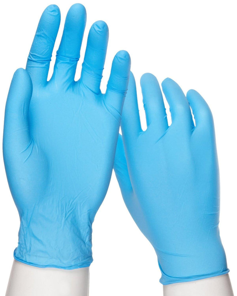 Protection Proshield Disposable Nitrile Gloves - GLOVE, NITRILE, POWDER FREE, 4-MIL, BLUE, M - 2910/M