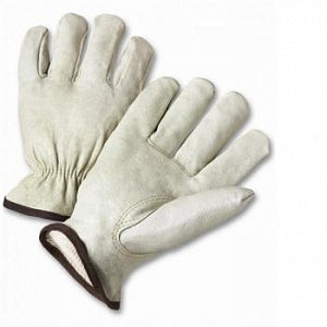 West Chester Pigskin Leather Thermal Lined Driver Gloves - Pigskin Leather Grain Gloves, Thermal Lined, Size L - 9940KWT/L