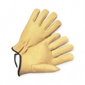 West Chester 994KP Pigskin Leather Driver Gloves - GLOVES, GRAIN, GUNN CUT, BLACK, 2XLARGE - 994KP/2XL