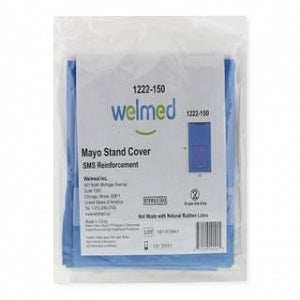 Welmed Inc Mayo Stand Covers - Mayo Stand Cover with SMS Reinforcement, 23" x 54", 18" x 25" Reinforcement - 1222-150