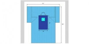 Welmed Inc Extremity Drapes - Extremity Sterile T Drape, 113" x 133" - 1222-8430