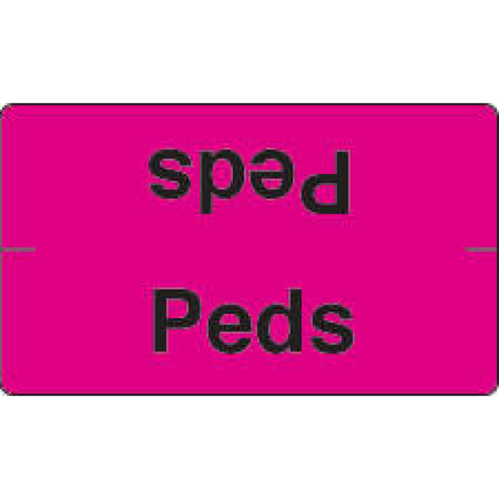 Label Wraparound Paper Permanent Peds Peds 3" X 1 3/4" Magenta 500 Per Roll