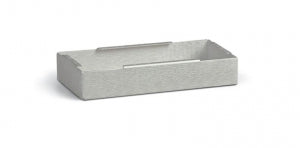 Medline Inner Trays for TASKIT Containers - Inner TASKIT Tray, Perforated Aluminum, Mini Size - WGNSEA315