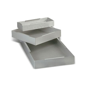 Medline Inner Trays for TASKIT Containers - Inner TASKIT Tray, Perforated Aluminum, Maxi Size - WGNSEA335