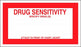 Centurion Centurion Nursing Chart Labels - White Drug Sensitivity / Specify Drug(s) Nursing Chart Label - WL4415R2