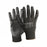 Wells Lamont FlexTech Y9249 Black Foam Nitrile Gloves - Nitrile Glove, Nylon, Foam Palm, Black, Size L - Y9249L