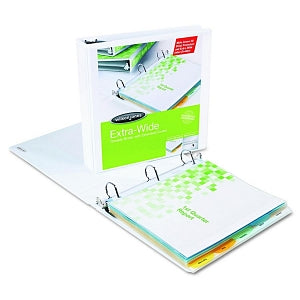 Acco Oversized D-Ring White View Binders - White 3" Oversized D-Ring View Binder - 80290