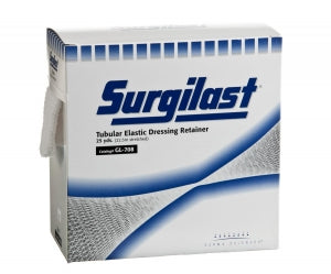 Derma Sciences Surgilast Tubular Elastic Dressing Retainers - Surgilast Tubular Elastic Dressing Retainer, 25 yd., Size 7, Small Chest / Back / Perineum / Axilla - GL708