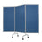 Winco Elite 3-Panel Privacy Screens - 3-Panel Elite Privacy Screen, Royal Blue - 3170-02