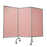 Winco Elite 3-Panel Privacy Screens with Sure-Chek - 3-Panel Elite Privacy Screen, Surecheck Blush - 3170-92